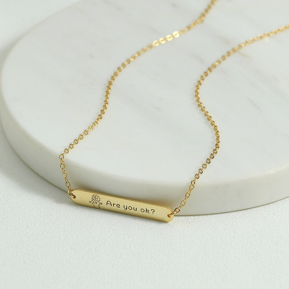 Klassisches, modisches, anpassbares, vielseitiges Armband mit Namensdesign