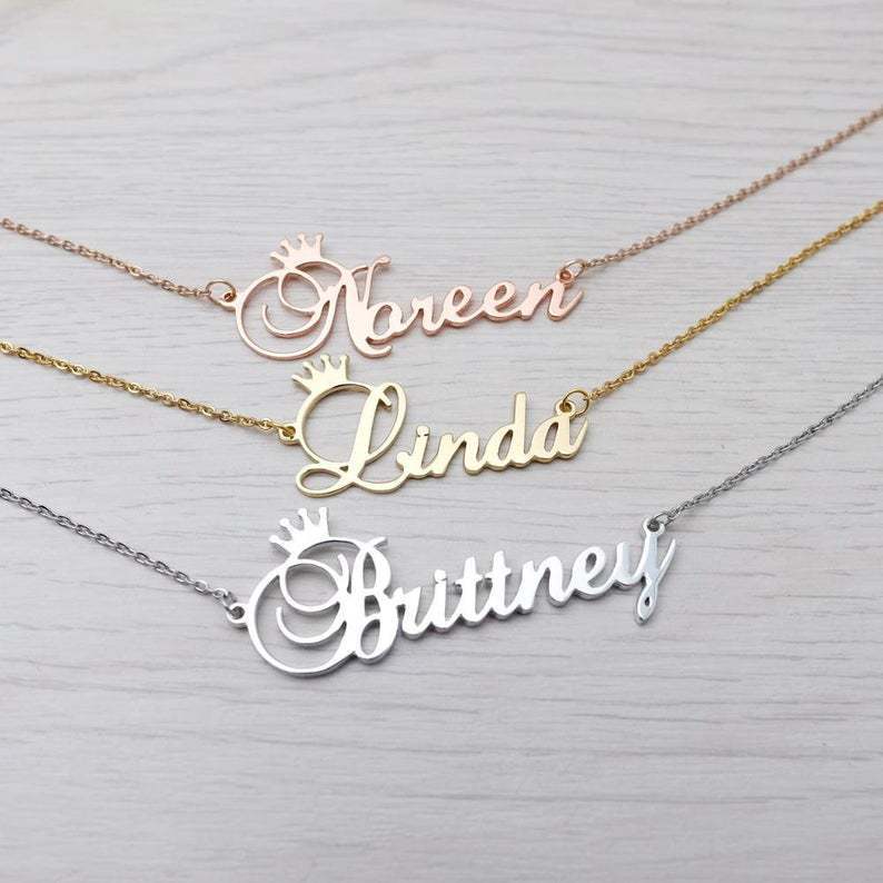 925 Sterling-Silber personalisierte anpassbare Alphabet-Halskette