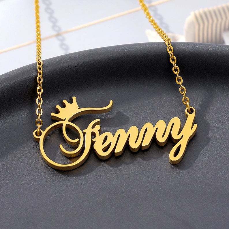 925 Sterling-Silber personalisierte anpassbare Alphabet-Halskette