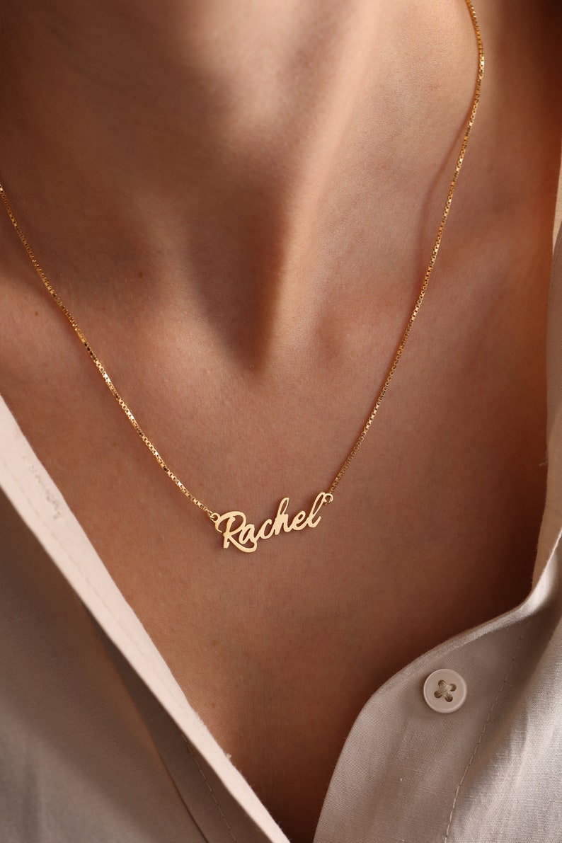 Exquisite und edle, anpassbare, vielseitige Halskette mit Namensdesign
