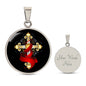 Spirituelle Halskette GOLDENES KREUZ spiritueller Schmuck, personalisierte Geschenke, Halskette aus Edelstahl od. 18K Vergoldung in Geschenkbox, kostenlose Gravur