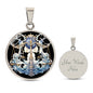 Sternzeichen Halskette WAAGE spiritueller Schmuck, personalisierte Geschenke, Halskette aus Edelstahl od. 18K Vergoldung in Geschenkbox, kostenlose Gravur