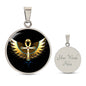 Spirituelle Halskette GOLDENER ANKH spiritueller Schmuck, personalisierte Geschenke, Halskette aus Edelstahl od. 18K Vergoldung in Geschenkbox, kostenlose Gravur