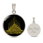 Spirituelle Halskette SAK JANT GAO YORD spiritueller Schmuck, personalisierte Geschenke, Halskette aus Edelstahl od. 18K Vergoldung in Geschenkbox, kostenlose Gravur