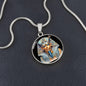 Spirituelle Halskette TUTANKHAMUN spiritueller Schmuck, personalisierte Geschenke, Halskette aus Edelstahl od. 18K Vergoldung in Geschenkbox, kostenlose Gravur