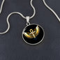 Spirituelle Halskette GOLDENER ANKH spiritueller Schmuck, personalisierte Geschenke, Halskette aus Edelstahl od. 18K Vergoldung in Geschenkbox, kostenlose Gravur