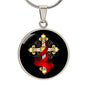 Spirituelle Halskette GOLDENES KREUZ spiritueller Schmuck, personalisierte Geschenke, Halskette aus Edelstahl od. 18K Vergoldung in Geschenkbox, kostenlose Gravur