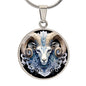 Sternzeichen Halskette STEINBOCK spiritueller Schmuck ,personalisierte Produkte, Halskette aus Edelstahl oder 18-K Vergoldung in Geschenkbox