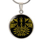 SAK YANT-Halskette, Thailändisches Tattoo, spiritueller Schmuck, personalisierte Geschenke,