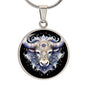 Sternzeichen Halskette STIER spiritueller Schmuck, personalisierte Geschenke, Halskette aus Edelstahl od. 18K Vergoldung in Geschenkbox, kostenlose Gravur