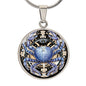 Sternzeichen-Halskette KREBS, spiritueller Schmuck, personalisierte Geschenke, Halskette aus Edelstahl od. 18K Vergoldung in Geschenkbox, kostenlose Gravur