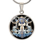 Sternzeichen Halskette WAAGE spiritueller Schmuck, personalisierte Geschenke, Halskette aus Edelstahl od. 18K Vergoldung in Geschenkbox, kostenlose Gravur