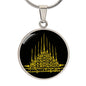 Spirituelle Halskette SAK JANT GAO YORD spiritueller Schmuck, personalisierte Geschenke, Halskette aus Edelstahl od. 18K Vergoldung in Geschenkbox, kostenlose Gravur