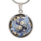 Sternzeichen Halskette FISCHE spiritueller Schmuck, personalisierte Geschenke, Halskette aus Edelstahl od. 18K Vergoldung in Geschenkbox, kostenlose Gravur