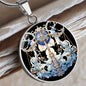 Sternzeichen Halskette WAAGE spiritueller Schmuck, personalisierte Geschenke, Halskette aus Edelstahl od. 18K Vergoldung in Geschenkbox, kostenlose Gravur
