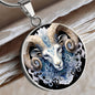 Sternzeichen Halskette STEINBOCK spiritueller Schmuck ,personalisierte Produkte, Halskette aus Edelstahl oder 18-K Vergoldung in Geschenkbox