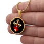 Spirituelle Halskette GOLDENES KREUZ spiritueller Schmuck, personalisierte Geschenke, Halskette aus Edelstahl od. 18K Vergoldung in Geschenkbox, kostenlose Gravur