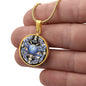 Sternzeichen-Halskette KREBS, spiritueller Schmuck, personalisierte Geschenke, Halskette aus Edelstahl od. 18K Vergoldung in Geschenkbox, kostenlose Gravur