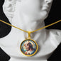 Handgefertigter Medaillon-Anhänger mit Jesus – Mosaik-Stil,Geschenk für sie, Geschenk für ihn, spiritueller Anhänger kostenlose Gravur