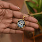 Sternzeichen Halskette WAAGE spiritueller Schmuck, personalisierte Geschenke, Halskette aus Edelstahl od. 18K Vergoldung in Geschenkbox, kostenlose Gravur