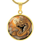 Halskette CHINESISCHER DRACHE   spiritueller Schmuck, personalisierte Geschenke, Halskette aus Edelstahl od. 18K Vergoldung in Geschenkbox, kostenlose Gravur