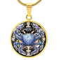 Sternzeichen-Halskette KREBS, spiritueller Schmuck, personalisierte Geschenke, Halskette aus Edelstahl od. 18K Vergoldung in Geschenkbox, kostenlose Gravur