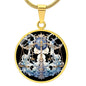 Sternzeichen Halskette WAAGE spiritueller Schmuck, personalisierte Geschenke, Halskette aus Edelstahl od. 18K Vergoldung in Geschenkbox, kostenlose Gravur