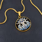 Sternzeichen Halskette WAAGE spiritueller Schmuck, personalisierte Geschenke, Halskette aus Edelstahl od. 18K Vergoldung in Geschenkbox, kostenlose Gravur