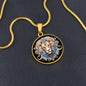 Sternzeichen Halskette LÖWE spiritueller Schmuck, personalisierte Geschenke, Halskette aus Edelstahl od. 18K Vergoldung in Geschenkbox, kostenlose Gravur