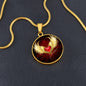 Spirituelle Halskette ROTES HERZ MIT FLÜGEL  spiritueller Schmuck, personalisierte Geschenke, Halskette aus Edelstahl od. 18K Vergoldung in Geschenkbox, kostenlose Gravur