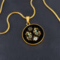 Spirituelle Halskette   NAUTIC-SEEFAHRT spiritueller Schmuck, personalisierte Geschenke, Halskette aus Edelstahl od. 18K Vergoldung in Geschenkbox, kostenlose Gravur