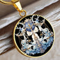 Sternzeichen Halskette WAAGE spiritueller Schmuck, personalisierte Geschenke, Halskette aus Edelstahl od. 18K Vergoldung in Geschenkbox, kostenlose Gravur