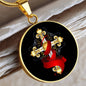 Spirituelle Halskette GOLDENES KREUZ spiritueller Schmuck, personalisierte Geschenke, Halskette aus Edelstahl od. 18K Vergoldung in Geschenkbox, kostenlose Gravur