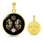 Spirituelle Halskette   NAUTIC-SEEFAHRT spiritueller Schmuck, personalisierte Geschenke, Halskette aus Edelstahl od. 18K Vergoldung in Geschenkbox, kostenlose Gravur