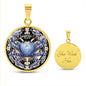 Sternzeichen-Halskette KREBS, spiritueller Schmuck, personalisierte Geschenke, Halskette aus Edelstahl od. 18K Vergoldung in Geschenkbox, kostenlose Gravur