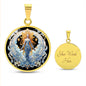 Sternzeichen Halskette JUNGFRAU spiritueller Schmuck, personalisierte Geschenke, Halskette aus Edelstahl od. 18K Vergoldung in Geschenkbox, kostenlose Gravur
