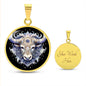 Sternzeichen Halskette STIER spiritueller Schmuck, personalisierte Geschenke, Halskette aus Edelstahl od. 18K Vergoldung in Geschenkbox, kostenlose Gravur