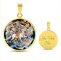 Sternzeichen Halskette WASSERMANN spiritueller Schmuck, personalisierte Geschenke, Halskette aus Edelstahl od. 18K Vergoldung in Geschenkbox, kostenlose Gravur