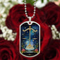 Sternzeichen Halskette WAAAGE, spiritueller Schmuck, personalisierte Geschenke, Halskette aus Edelstahl od. 18K Vergoldung in Geschenkbox,kostenlose Gravur