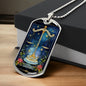 Sternzeichen Halskette WAAAGE, spiritueller Schmuck, personalisierte Geschenke, Halskette aus Edelstahl od. 18K Vergoldung in Geschenkbox,kostenlose Gravur