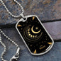 Tarot-Anhänger, der Mond, Sehnsüchte, Träume, Ängste