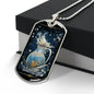 Sternzeichen Halskette WASSERMANN, spiritueller Schmuck, personalisierte Geschenke, Halskette aus Edelstahl od. 18K Vergoldung in Geschenkbox,kostenlose Gravur