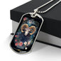 Sternzeichen Halskette WIDDER, spiritueller Schmuck, personalisierte Geschenke, Halskette aus Edelstahl od. 18K Vergoldung in Geschenkbox,kostenlose Gravur
