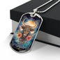 Sternzeichen Halskette STIER, spiritueller Schmuck, personalisierte Geschenke, Halskette aus Edelstahl od. 18K Vergoldung in Geschenkbox,kostenlose Gravur