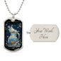 Sternzeichen Halskette WASSERMANN, spiritueller Schmuck, personalisierte Geschenke, Halskette aus Edelstahl od. 18K Vergoldung in Geschenkbox,kostenlose Gravur