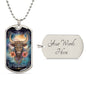 Sternzeichen Halskette STIER, spiritueller Schmuck, personalisierte Geschenke, Halskette aus Edelstahl od. 18K Vergoldung in Geschenkbox,kostenlose Gravur