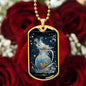 Sternzeichen Halskette WASSERMANN, spiritueller Schmuck, personalisierte Geschenke, Halskette aus Edelstahl od. 18K Vergoldung in Geschenkbox,kostenlose Gravur