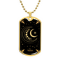 Tarot-Anhänger, der Mond, Sehnsüchte, Träume, Ängste
