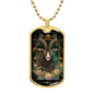 Sternzeichen Halskette STEINBOCK, spiritueller Schmuck, personalisierte Geschenke, Halskette aus Edelstahl od. 18K Vergoldung in Geschenkbox,kostenlose Gravur