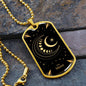Tarot-Anhänger, der Mond, Sehnsüchte, Träume, Ängste